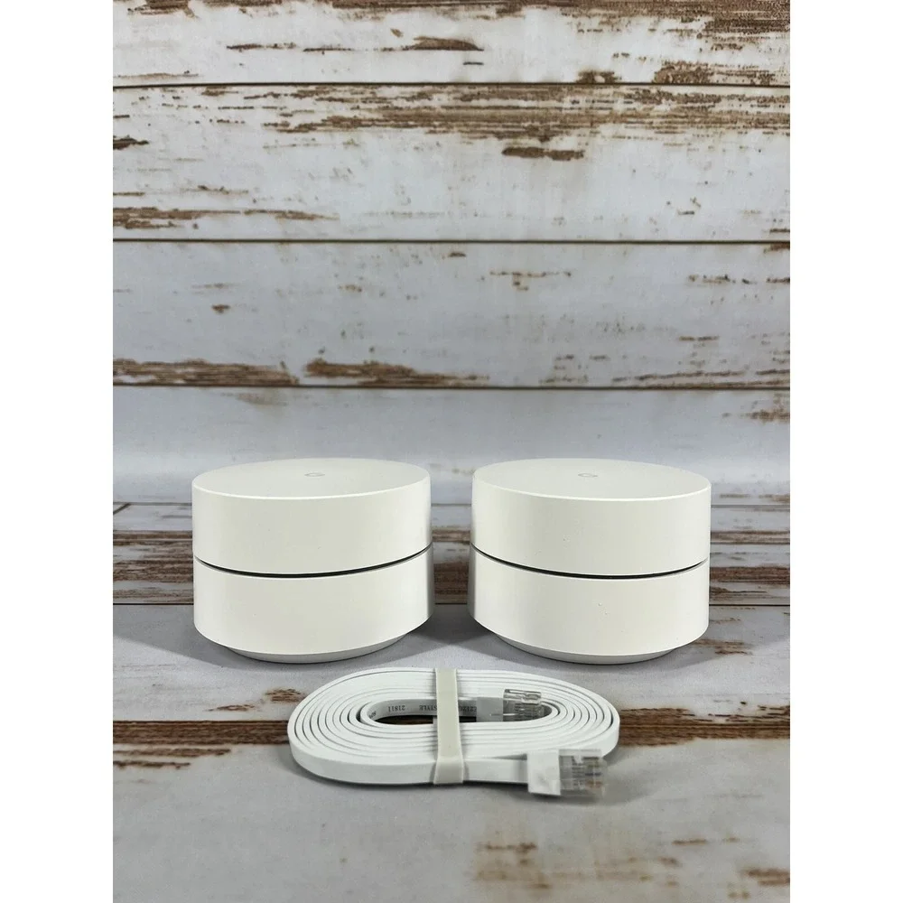 Google WiFi AC-1304 Mesh Router 2 Pack Used